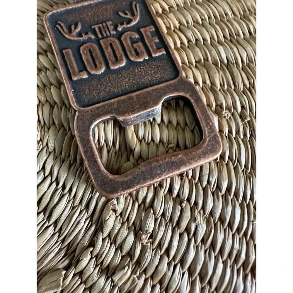 The Lodge metal bottle opener